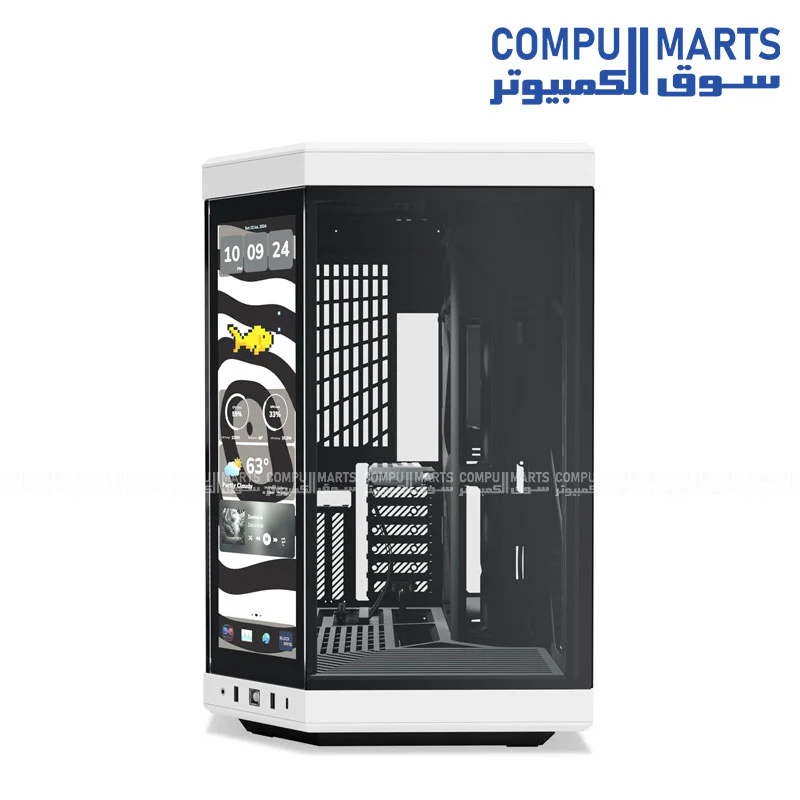 HYTE Y70 Touch Infinite Dual Chamber ATX Mid Tower Modern Aesthetic Case with Integrated 2.5K LCD Touchscreen - Image 16