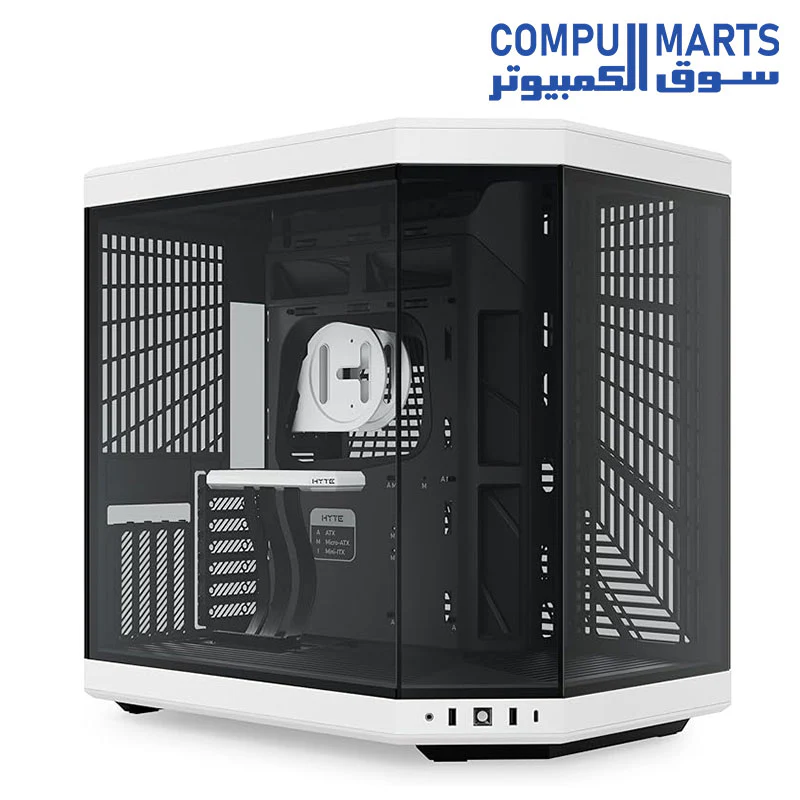HYTE Y70 Upgraded Modern Aesthetic Dual Chamber Panoramic Tempered Glass Mid-Tower ATX Computer Gaming Case with PCIE 4.0 Riser Cable Included - Image 10