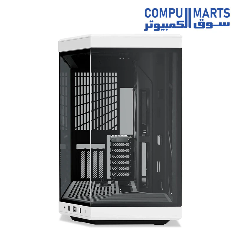 HYTE Y70 Upgraded Modern Aesthetic Dual Chamber Panoramic Tempered Glass Mid-Tower ATX Computer Gaming Case with PCIE 4.0 Riser Cable Included - Image 11