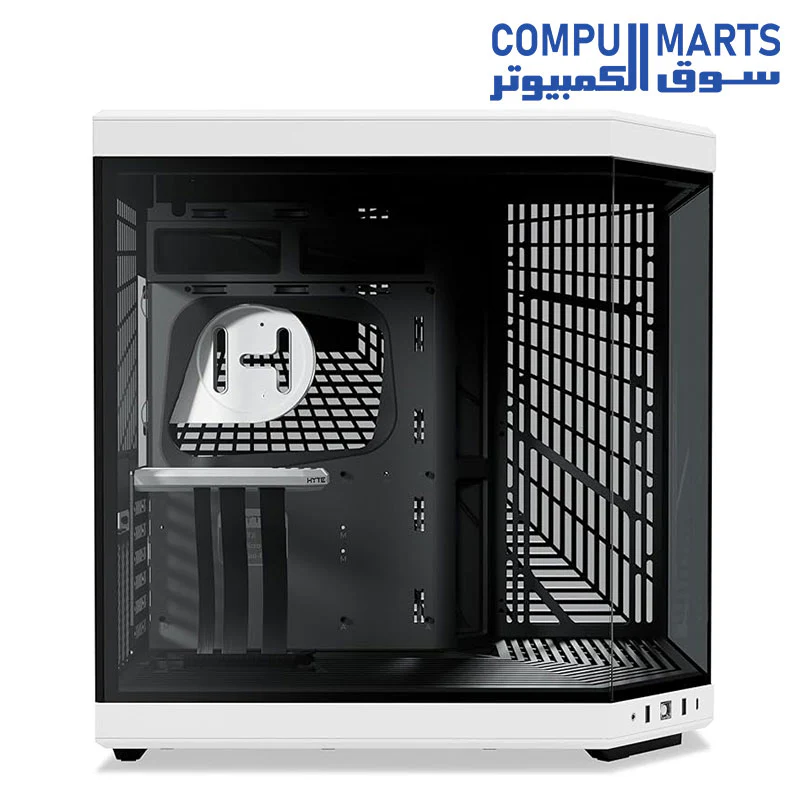 HYTE Y70 Upgraded Modern Aesthetic Dual Chamber Panoramic Tempered Glass Mid-Tower ATX Computer Gaming Case with PCIE 4.0 Riser Cable Included - Image 12