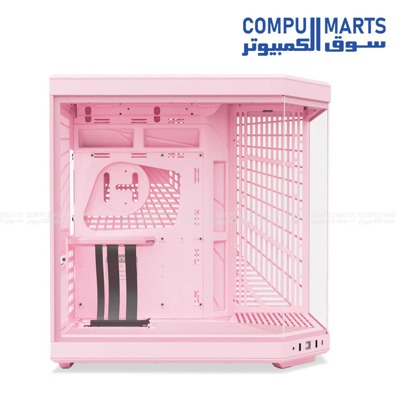 HYTE Y70 Upgraded Modern Aesthetic Dual Chamber Panoramic Tempered Glass Mid-Tower ATX Computer Gaming Case with PCIE 4.0 Riser Cable Included - Image 17