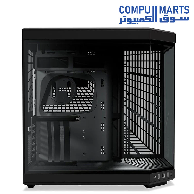 HYTE Y70 Upgraded Modern Aesthetic Dual Chamber Panoramic Tempered Glass Mid-Tower ATX Computer Gaming Case with PCIE 4.0 Riser Cable Included - Image 4