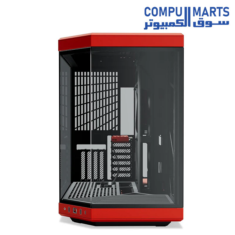 HYTE Y70 Upgraded Modern Aesthetic Dual Chamber Panoramic Tempered Glass Mid-Tower ATX Computer Gaming Case with PCIE 4.0 Riser Cable Included - Image 7