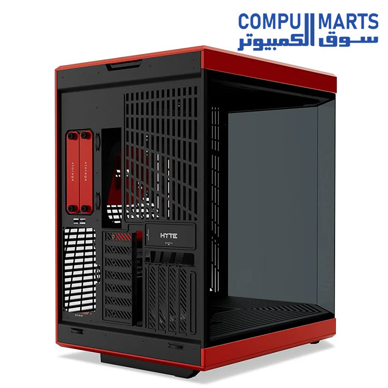 HYTE Y70 Upgraded Modern Aesthetic Dual Chamber Panoramic Tempered Glass Mid-Tower ATX Computer Gaming Case with PCIE 4.0 Riser Cable Included - Image 9