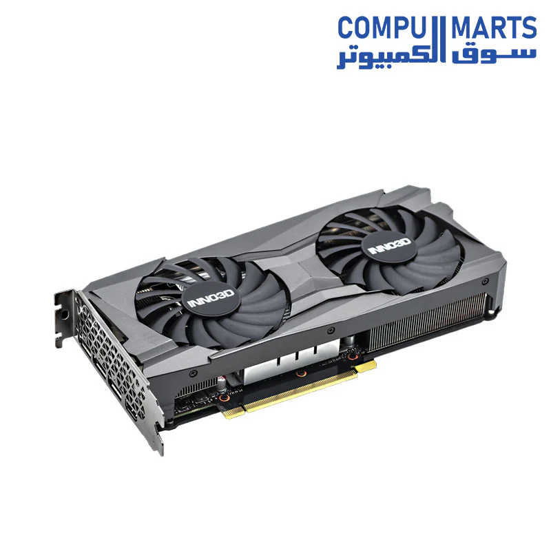 Inno3D GeForce RTX 3060 TI 8GB Twin X2 OC LHR Dual Fan Graphics Card - Image 3