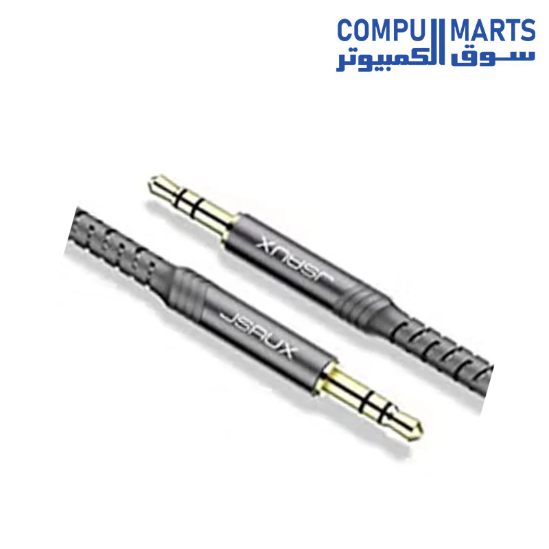 JSAUX CM0004 3.5mm MALE-3.5mm MALE Flex Series 3m - Image 3
