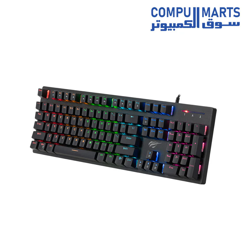 KB858L RGB Backlit Mechanical Keyboard - Image 2