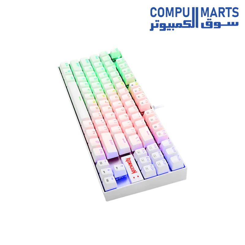 Redragon Keyboard K552W Mechanical Gaming 60% Compact 87 Key Kumara Wired Cherry for Windows PC Gamers - Image 4