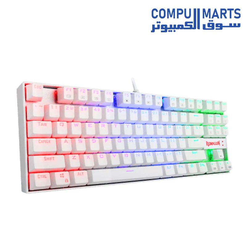 Redragon Keyboard K552W Mechanical Gaming 60% Compact 87 Key Kumara Wired Cherry for Windows PC Gamers - Image 5