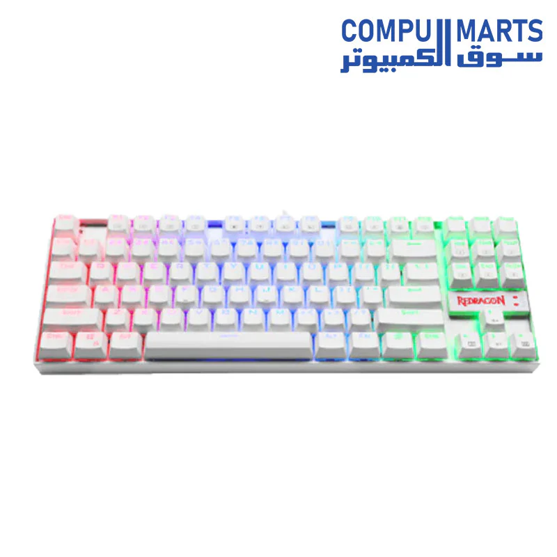 Redragon Keyboard K552W Mechanical Gaming 60% Compact 87 Key Kumara Wired Cherry for Windows PC Gamers - Image 7