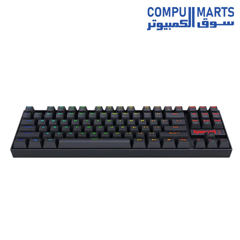 Redragon Keyboard K552W Mechanical Gaming 60% Compact 87 Key Kumara Wired Cherry for Windows PC Gamers - Image 8