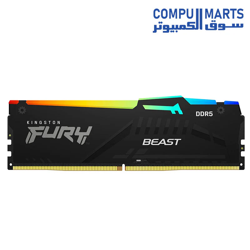 Kingston Fury Beast DDR5 RGB 16GB DDR5 DIMM Desktop Gaming Memory Single Module - Image 2
