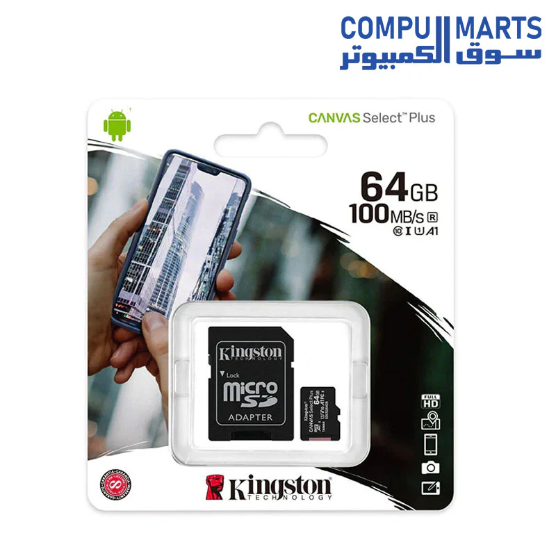 Memory Card Kingston Canvas Select microSDHC  with Adapter - Class 10 - Image 6
