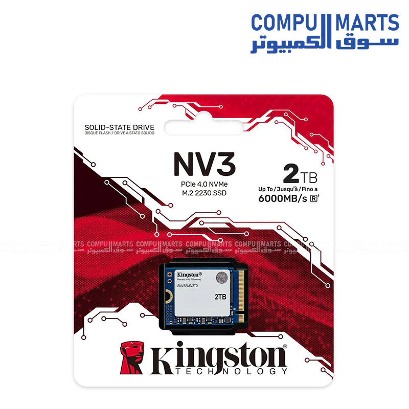 Kingston NV3 M.2 2230 NVMe PCIe 4.0 SSD – 1TB/2TB, Up to 6000MB/s, Gen4 Internal Laptop & Desktop SSD - Image 5