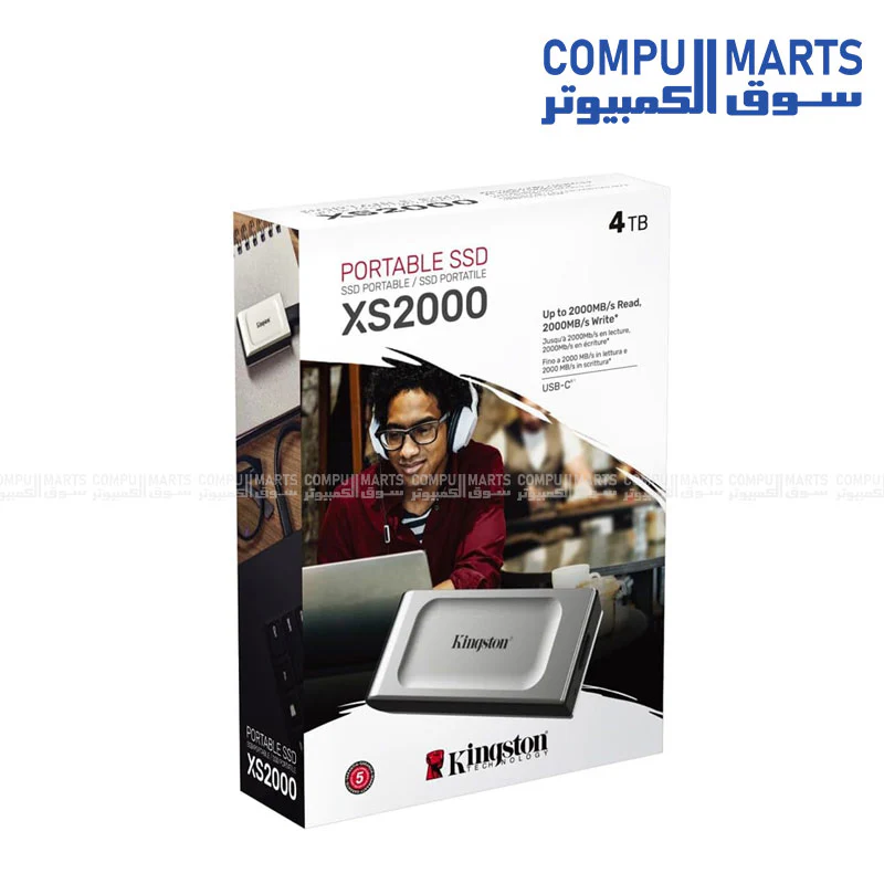 Kingston XS2000 Portable External SSD up to 2000MB/s - Image 3