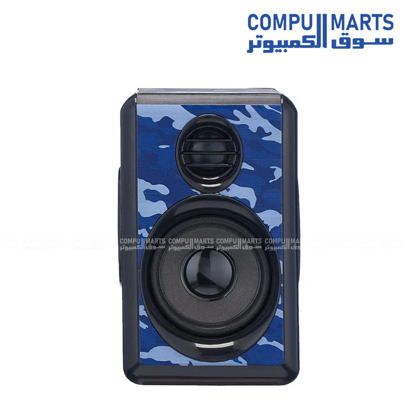 Kisonli T-012 2.0 Speaker – USB Powered Stereo Sound with LED Light - Image 2