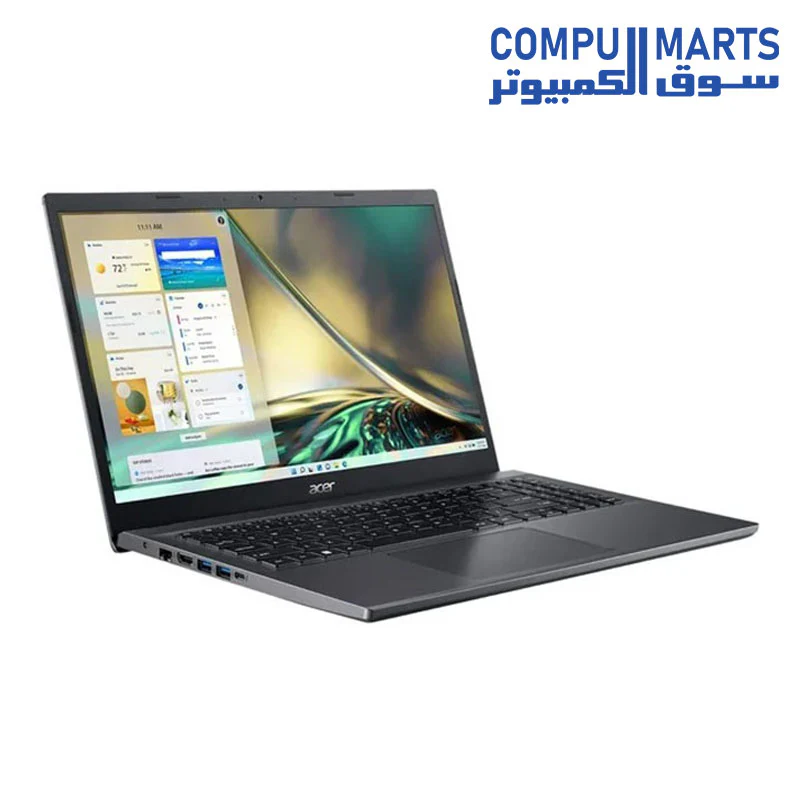 Laptop Acer Aspire 5 A515 Intel Core i5-1235U Processor, 8GB Ram, 512GB SSD M.2, NVIDIA GeForce RTX 2050 4GB DDR6 Graphics, 15.6-inch Full HD Display 1920x1080, IPS - Free Dos - Steel Gray - Image 3