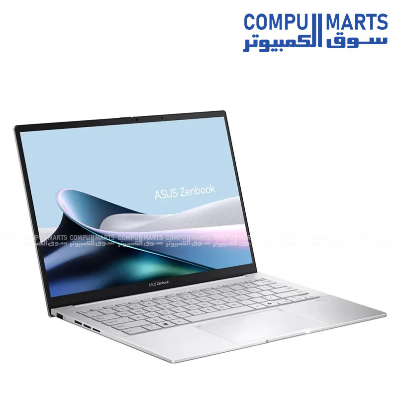ASUS Zenbook 14 OLED UX3405CA-PZ007W ( 90NB14W4-M009V0 ) Intel Core Ultra 7 255H - 16GB RAM - 1TB SSD - Intel Arc Graphics - 14 WQXGA OLED 120Hz Touch - Win11 - Silver - Image 3