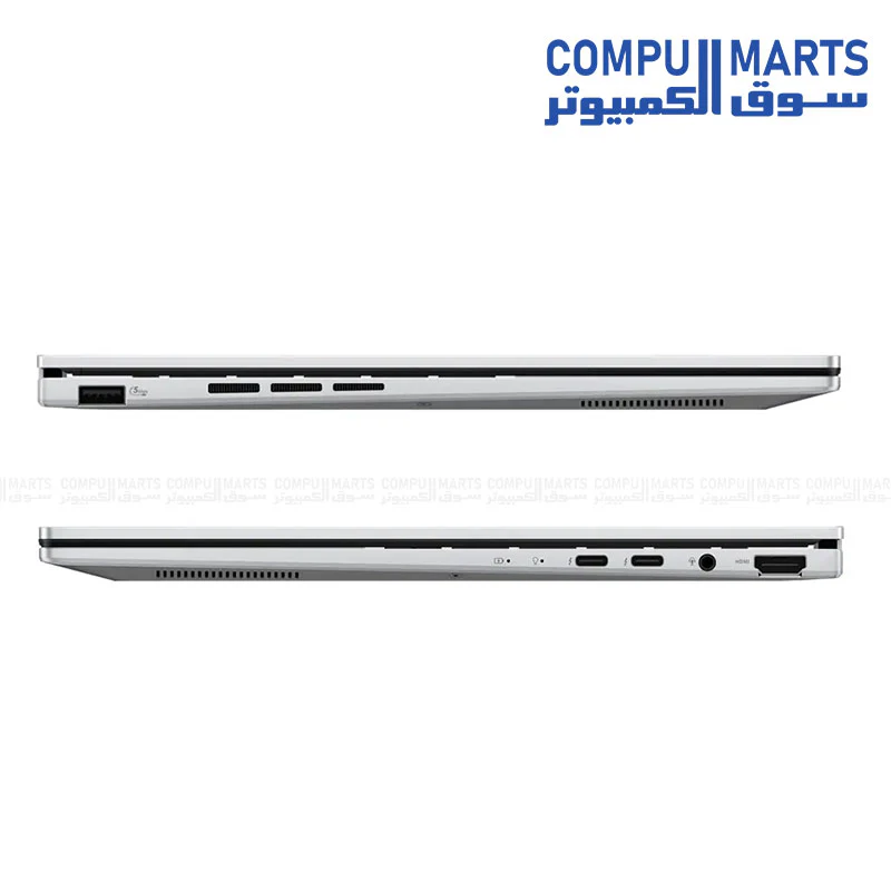 ASUS Zenbook 14 OLED UX3405CA-PZ007W ( 90NB14W4-M009V0 ) Intel Core Ultra 7 255H - 16GB RAM - 1TB SSD - Intel Arc Graphics - 14 WQXGA OLED 120Hz Touch - Win11 - Silver - Image 7