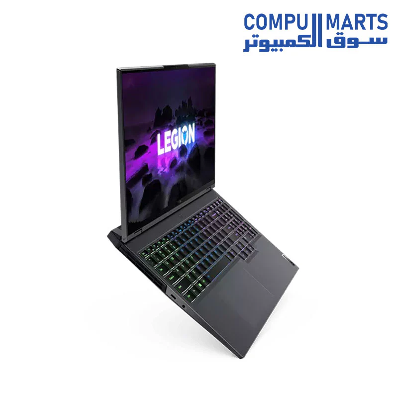 Lenovo Legion 5 Pro Laptop - 11th Intel Core i7-11800H, 32GB RAM, 1TB SSD, RTX 3060 ,16" WQXGA (2560x1600) IPS 500nits 165Hz, 4- Zone RGB Backlit KB, Dos - Storm Grey - Image 3