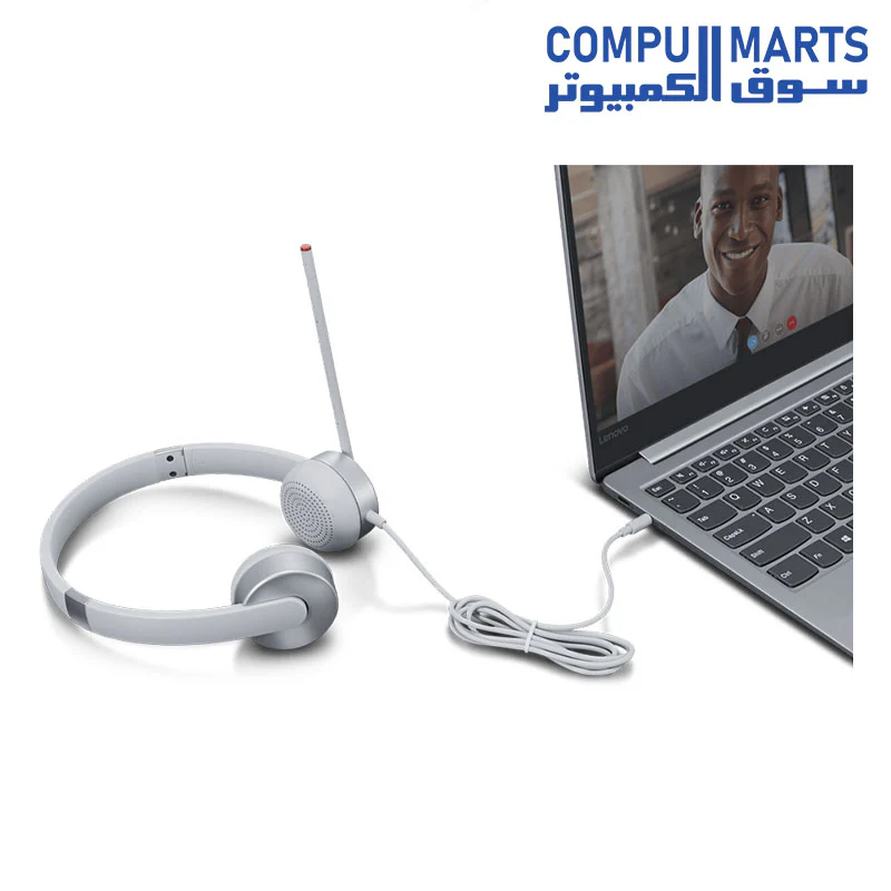 Lenovo 100 Stereo Analog Headset GXD1B60597 - Image 4