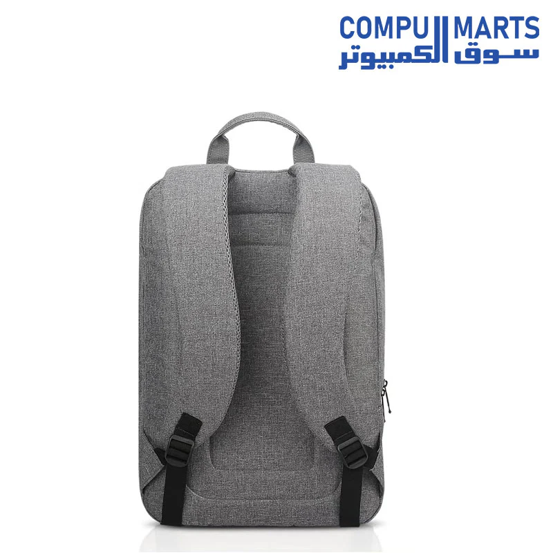 LENOVO 15.6” Laptop Casual Backpack B210 Black/ Grey -ROW- Blue - Image 7