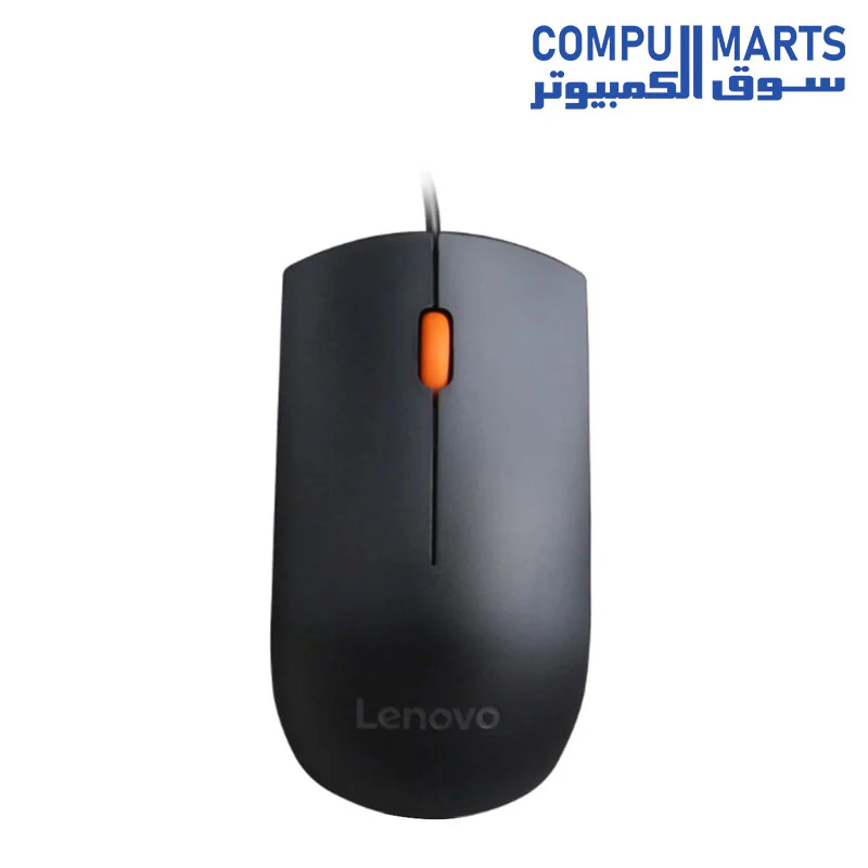 Lenovo 300 USB Wired Combo (Keyboard & Mouse) Arabic -black - Image 4