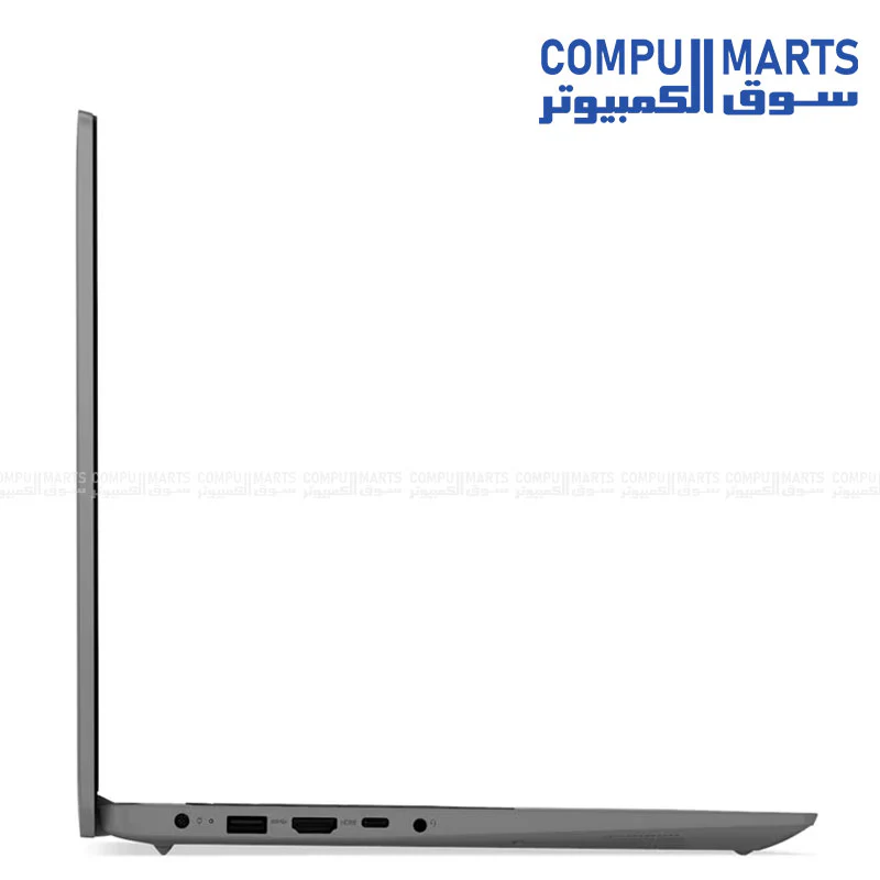 LENOVO IdeaPad 3 15IAU7 82RK01AKAD – Intel Core i5-1235U / 8GB RAM / 512GB SSD / Intel Iris Xe Graphics / 15.6" FHD TN / Arctic Grey / DOS – Arabic Keyboard - Image 3
