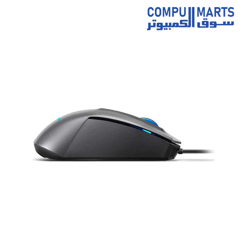Lenovo IdeaPad M100 Gaming Mouse, Optical Sensor, Adjustable Resolution to 3200 DPI, 7 Programmable Buttons, 2 Zone RGB Backlight, GY50Z71902, Black - Image 3