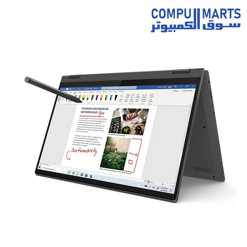 Lenovo Flex 5 - AMD Ryzen7-5700U - 8GB - 512GB SSD - AMD Radeon Graphics - 14"FHD - Win10 - Graphite Grey - Image 2
