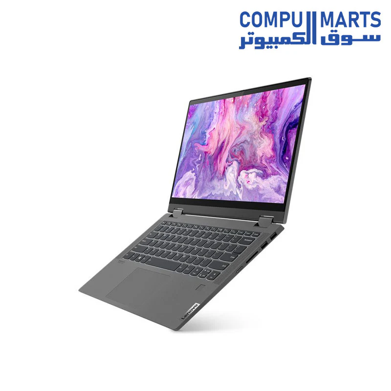 Lenovo Flex 5 - AMD Ryzen7-5700U - 8GB - 512GB SSD - AMD Radeon Graphics - 14"FHD - Win10 - Graphite Grey - Image 5