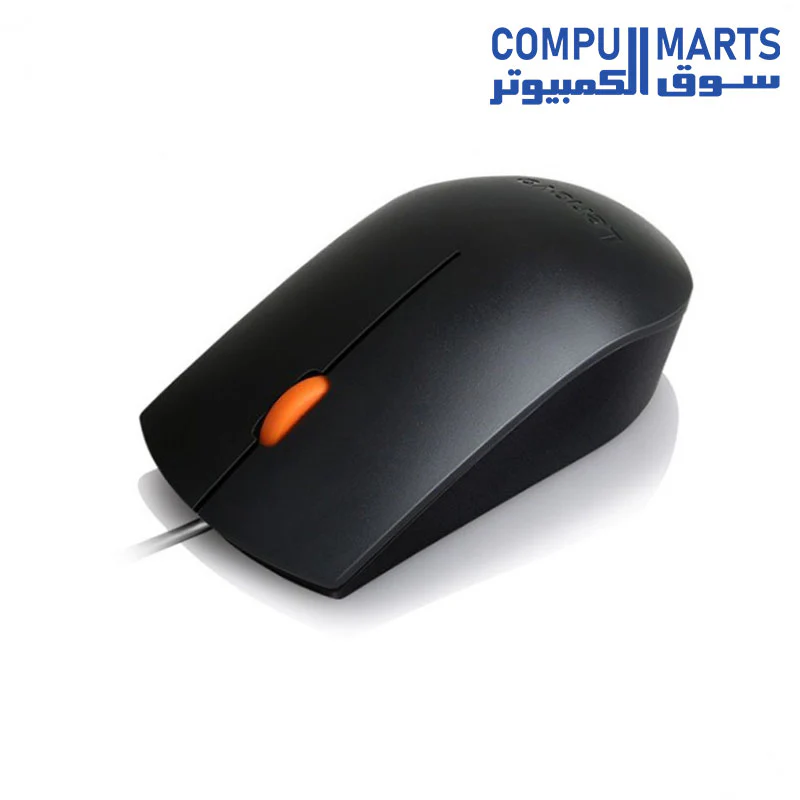 Lenovo GX30M39704 300  Mouse   Right And Left Handed  Wired  Usb   For 320 Touch-15, 320-14, 320-17, 520-22, 520-24, 520-27, 720-18, Legion Y520-15, V110-15 black - Image 4