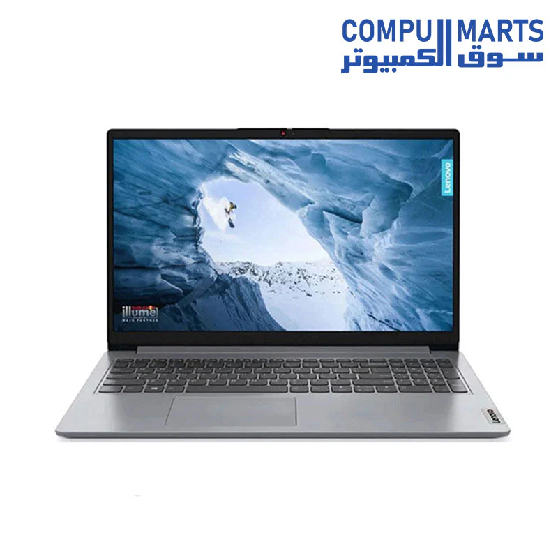 Lenovo Ideapad 1 15AMN7 Laptop - AMD Ryzen 5 7520U - 8GB - 512GB SSD - Integrated AMD Radeon 610M Graphics - 15.6" FHD - Win11 - Cloud Grey - Image 2
