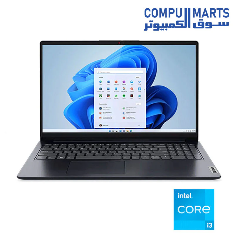 Lenovo Ideapad 1 15IAU7 Laptop - Intel Core i3-1215U - 8GB - 256GB SSD - Intel UHD Integrated Graphics - 15.6" HD - Win11 - Abyss Blue - 82QD00BDED - Image 2