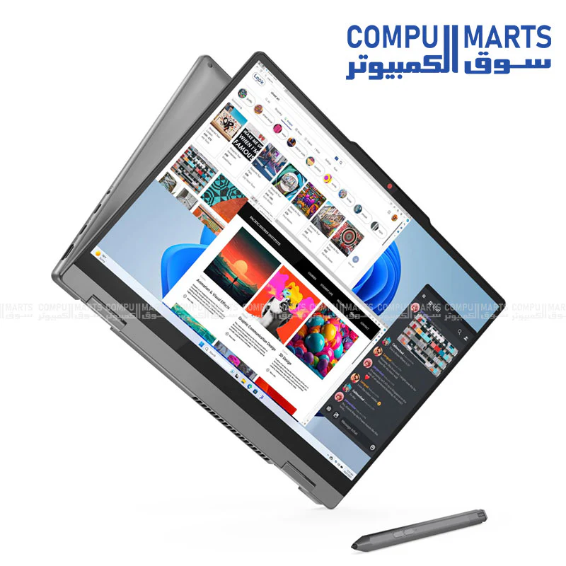 Lenovo IdeaPad 5 2-in-1 14IRU9 83DT008YED – Intel Core 7 150U / 16GB RAM / 512GB SSD / 14" WUXGA Touch – Luna Grey - Image 4