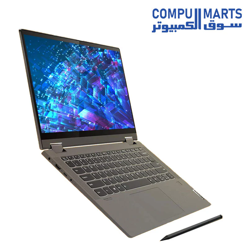 Lenovo IdeaPad Flex 5 2n1 convertible- i5-1135G7, 8GB RAM, 256GB SSD, Intel Iris Xe Graphics, 14" FHD (1920x1080) IPS 250nits 10-point Multi-touch, FingerPrint, Windows 11 - Image 2
