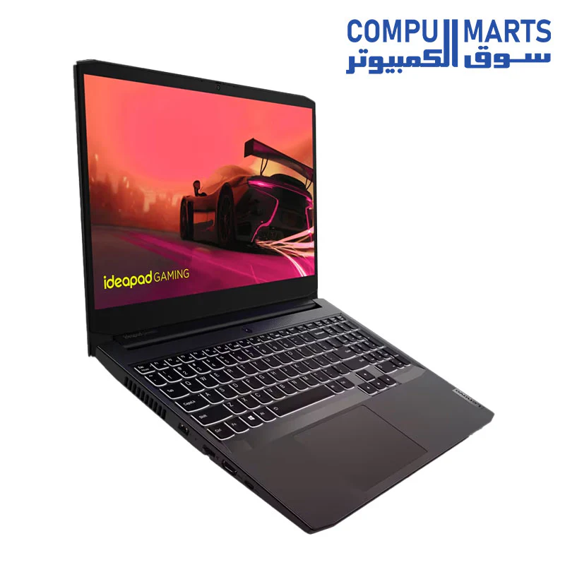 Lenovo IdeaPad Gaming 3 15ACH6 RYZEN 5 5500H 6 Cores - 8GB DDR4 - 512GB SSD - RTX 2050 4GB - 15.6" FHD IPS 300nits , 144Hz 82K2029AED - Image 2