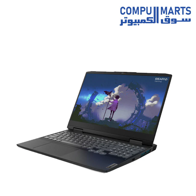 Lenovo IdeaPad Gaming 3 15IAH7 Gaming Laptop Intel Core i7-12650H 16GB RAM 512GB SSD GeForce RTX 3050 15.6 Inch IPS 120Hz Onyx Grey Free IdeaPad M100 Gaming Mouse - Image 2