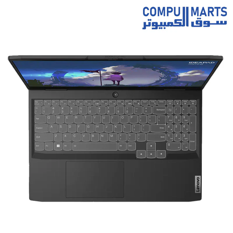 LENOVO IdeaPad Gaming 3 (82S900VUAX) 15IAH7 Intel Core i7-12650H RAM 16GB 512GB SSD 15.6 FHD 165Hz IPS NVIDIA GeForce RTX 3050 Ti 4GB Grey - Image 6