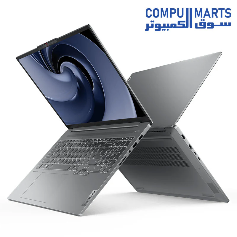 Lenovo IdeaPad Pro 5 16IMH9 - Intel Core Ultra 9 185H 16 Cores, 32GB LPDDR5x-7467 RAM, 1TB SSD, NVIDIA GeForce RTX 
4050 6GB GDDR6, 16" 2K (2048x1280) OLED 400nits Glossy 100% DCI-P3  120Hz Eyesafe Multi-Touch, Backlit
, Win11 - Aluminium - Image 2