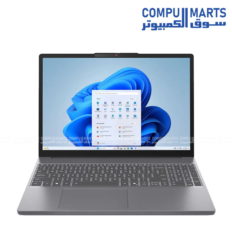 Lenovo IdeaPad Slim 3 15IRH10 i5-13420H, 16GB DDR5  512GB SSD, 15.3" WUXGA (1920x1200) IPS 300nits Anti-glare 45% NTSC 60Hz, Dos Aluminium  Lenovo WL310  Bluetooth Silent Mouse Lenovo Topload T210 Black 2 Years Warranty  83K100FLED - Image 3