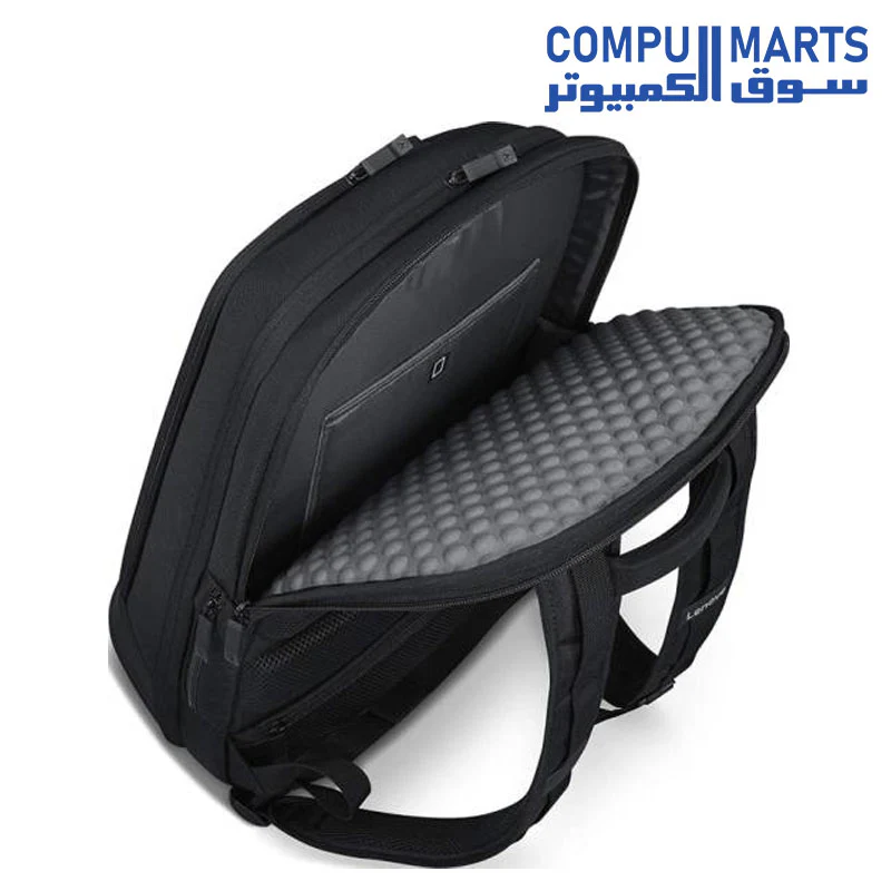 Lenovo Legion 17" Armored Backpack II, Gaming Laptop Bag, Double-Layered Protection, Dedicated Storage Pockets, Black | GX40V10007 - Image 4