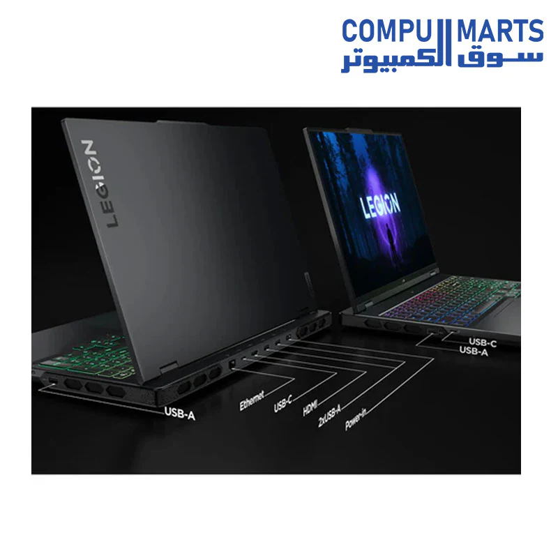 Lenovo Legion Pro 5 16IRX8 16" WQXGA 165Hz Laptop - Core i9-13900HX - 16GB RAM - 512GB SSD - RTX 4050 6GB - DOS  (82WK00NUAX) - Image 10
