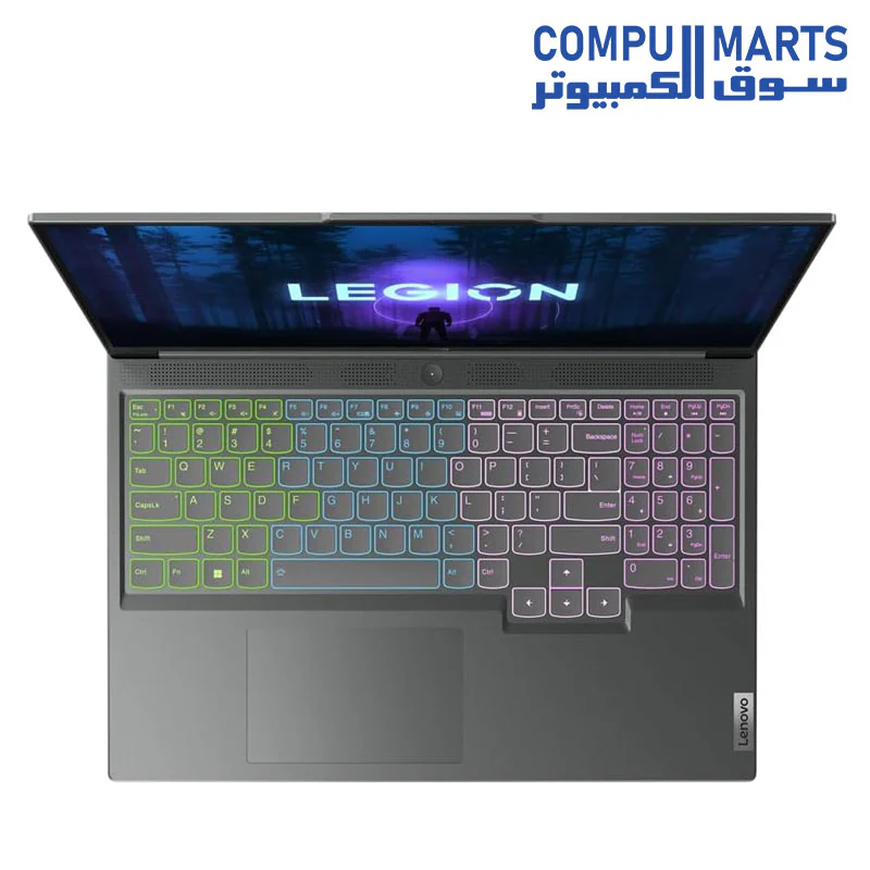 Lenovo Legion Slim 5 16IRH8-13th Intel Core i7-13700H, AI Chip: LA1, NVIDIA GeForce RTX 4050 6GB GDDR6 Graphics, 16GB DDR5-5200 RAM, 512GB SSD, 16 WQXGA (2560x1600) IPS 300nits 165Hz, Storm Grey - Image 4