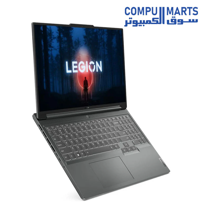 Lenovo Legion Slim 5 16IRH8-13th Intel Core i7-13700H, AI Chip: LA1, NVIDIA GeForce RTX 4050 6GB GDDR6 Graphics, 16GB DDR5-5200 RAM, 512GB SSD, 16 WQXGA (2560x1600) IPS 300nits 165Hz, Storm Grey - Image 5