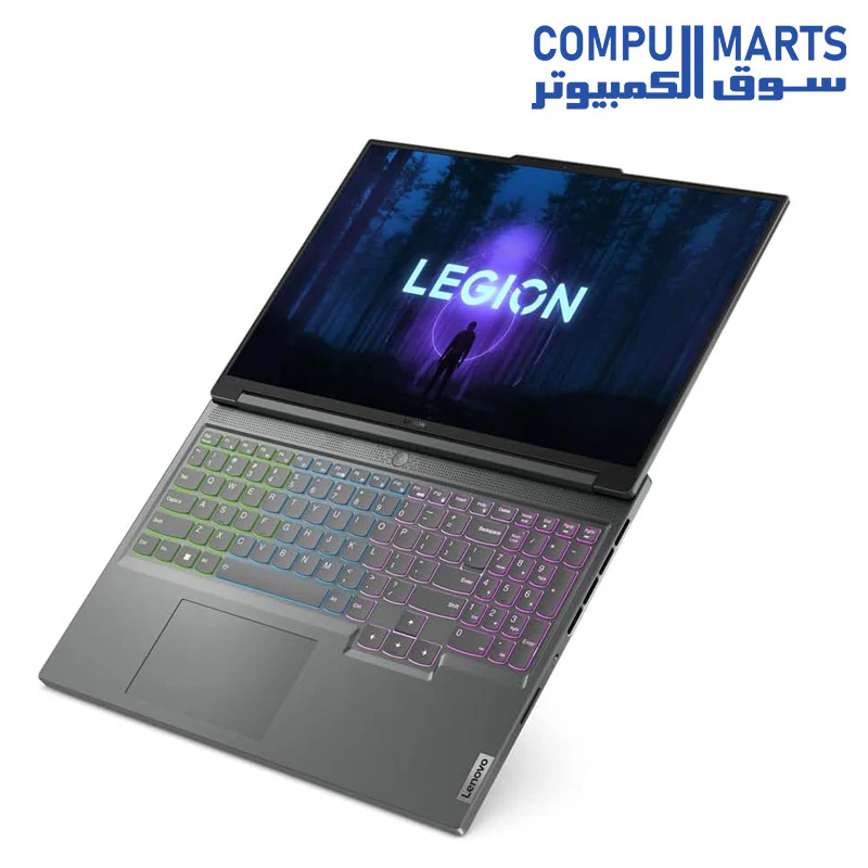 Lenovo Legion Slim 5 16IRH8-13th Intel Core i7-13700H, AI Chip: LA1, NVIDIA GeForce RTX 4050 6GB GDDR6 Graphics, 16GB DDR5-5200 RAM, 512GB SSD, 16 WQXGA (2560x1600) IPS 300nits 165Hz, Storm Grey - Image 7