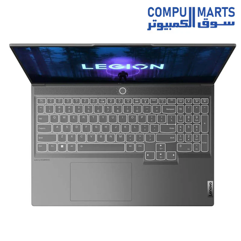 Lenovo Legion Slim 7 16IRH8 - 13th Intel Core i7-13700H, AI Chip: LA2-Q, NVIDIA GeForce RTX 4060 8GB GDDR6 Graphics,  16GB DDR5-5200 RAM, 1TB SSD, 16" 3.2K (3200x2000) IPS 430nits 165Hz, Aluminium Grey - Image 3