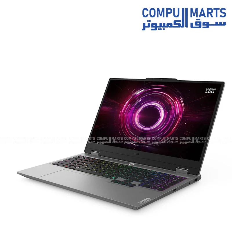 Lenovo LOQ 15AHP10 Gaming Laptop – AMD Ryzen 7 250, NVIDIA RTX 5050 8GB, 15.6" FHD 144Hz, 16GB DDR5, 512GB SSD, Luna Grey - Image 3