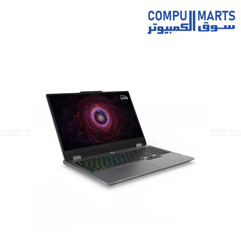 Lenovo LOQ 15ARP9 – Ryzen 7 7435HS RTX 4060 8GB 12GB DDR5 512GB SSD  15.6" FHD 144Hz – Luna Grey - Image 2