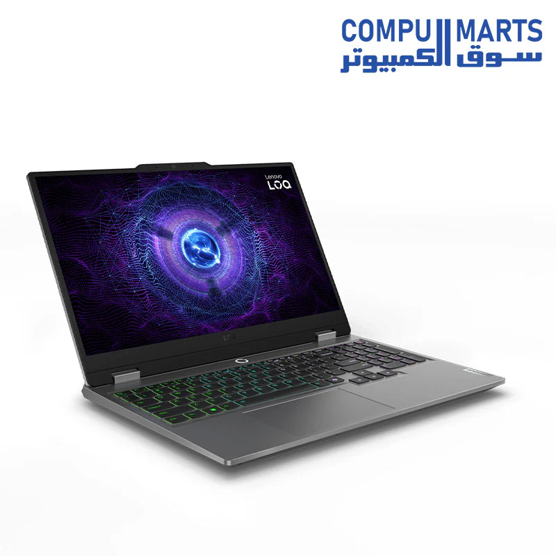 Lenovo LOQ 15IRX9 Gaming Laptop Intel Core i7-13650HX 512GB SSD 16GB Ram Nvidia GeForce RTX 4050 6GB 15.6" Inch FHD - Luna Grey - Image 2